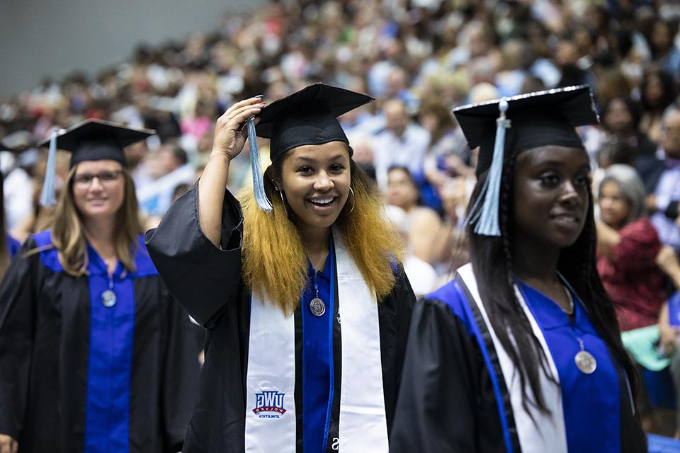 students graduating